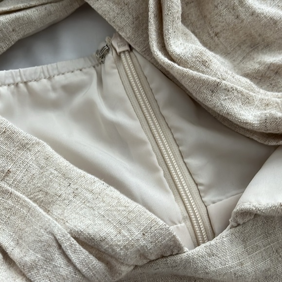 Shein linen blend halter mini dress - Picture 3 of 6